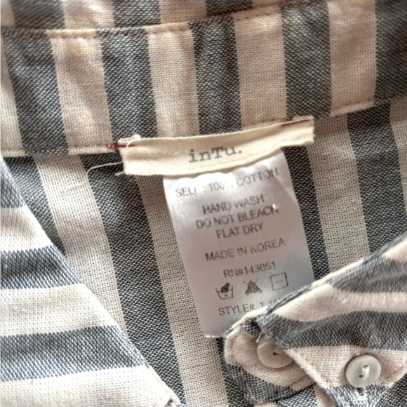 Boxy Cotton Button Down - Picture 2 of 5